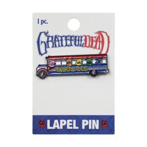 Grateful Dead Enamel Pin - Jerry Bear Bus - 70s Rock Music Band Apparel Gift NWT
